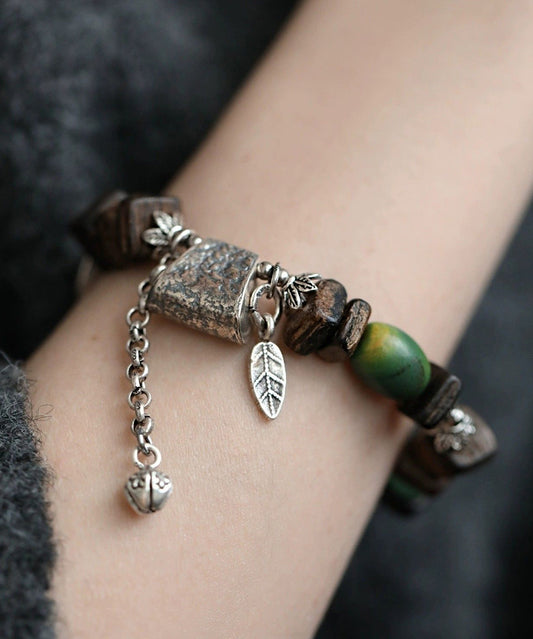 Silver Sterling Bracelet Charm Retro Eaglewood FashionChic