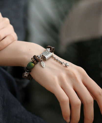 Silver Sterling Bracelet Charm Retro Eaglewood FashionChic