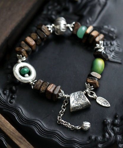 Silver Sterling Bracelet Charm Retro Eaglewood FashionChic