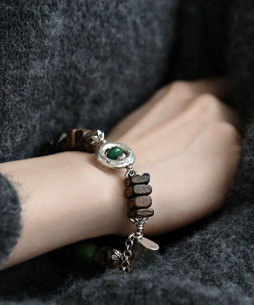 Silver Sterling Bracelet Charm Retro Eaglewood FashionChic