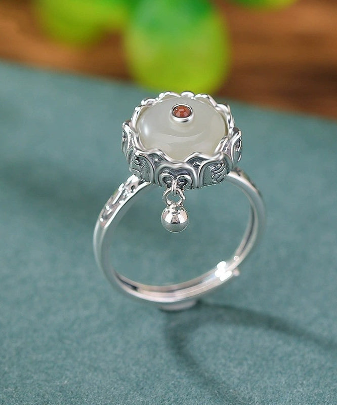 Retro Yellow Sterling Silver Jade Turquoise Rings YR004 ABC