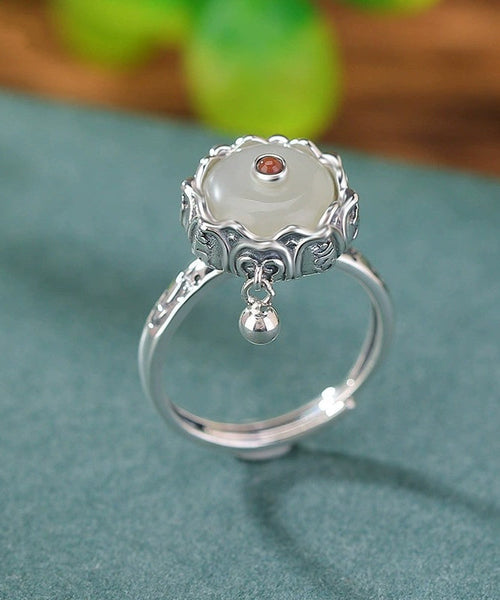 Retro Yellow Sterling Silver Jade Turquoise Rings YR004 ABC