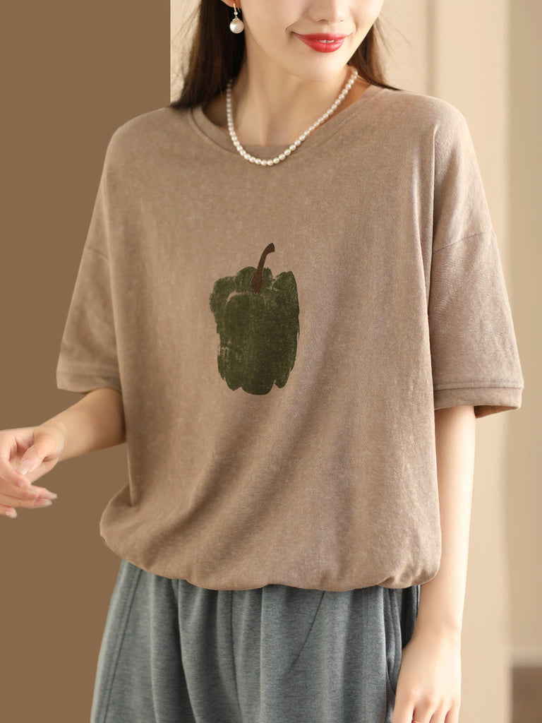 Women Summer Casual Drawstring Hem Cotton Shirt PA1031 Ada Fashion