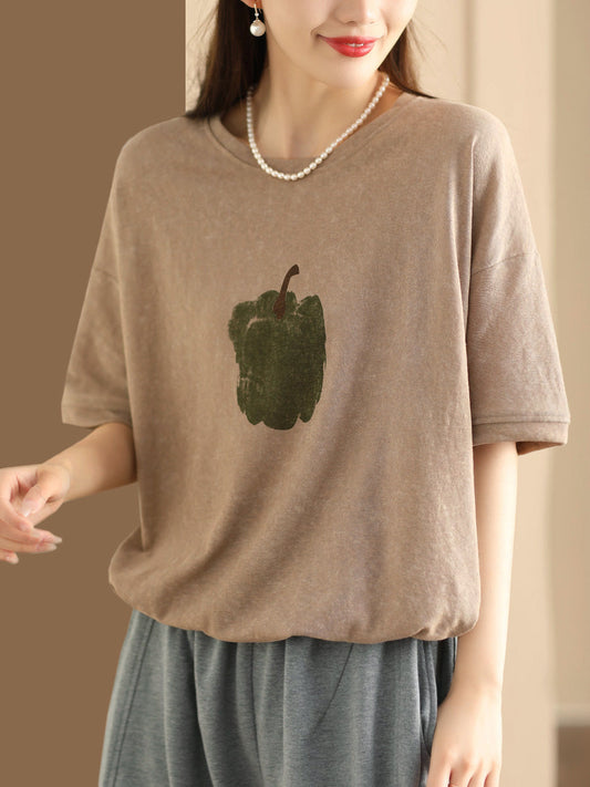 Women Summer Casual Drawstring Hem Cotton Shirt KL1040 Ada Fashion