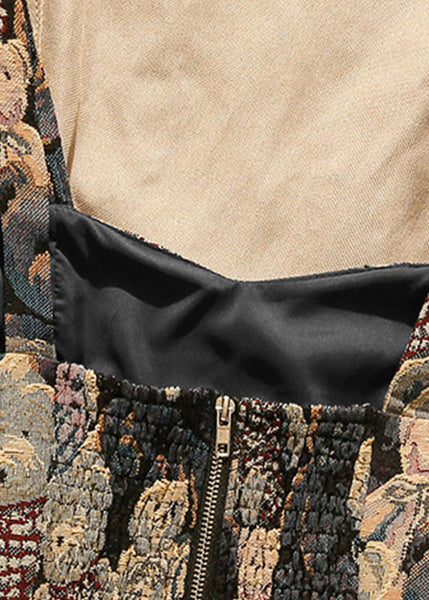 Sexy Bear Jacquard Strapless Top Spring YK027 OM-MZF250306