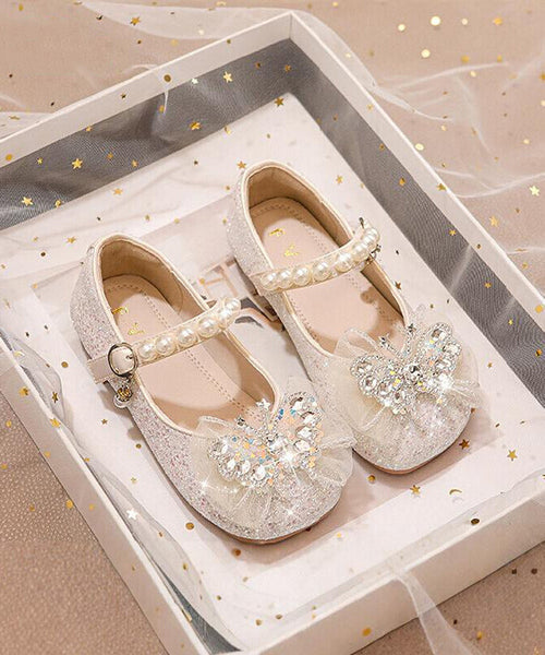 Soft 2025 Silver New Zircon Nail Princess Shoes Sole Bead FashionChic