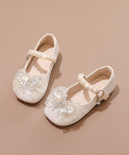 Soft 2025 Silver New Zircon Nail Princess Shoes Sole Bead FashionChic