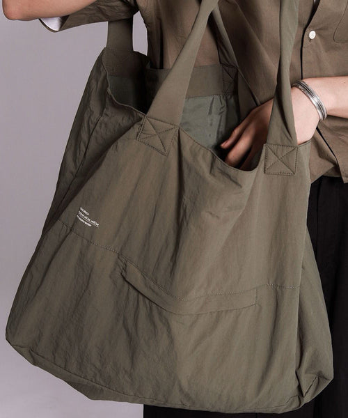 Capacity Grayish Green Simple Satchel Handbag Large Bag FashionChic