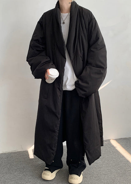 Simple Khaki Pockets Solid Duck Down Men Down Coat Winter RJ020 ABC