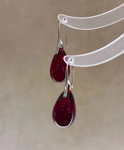 Copper Overgild Glaze Simple Drop Colored Mulberry Water FashionChic