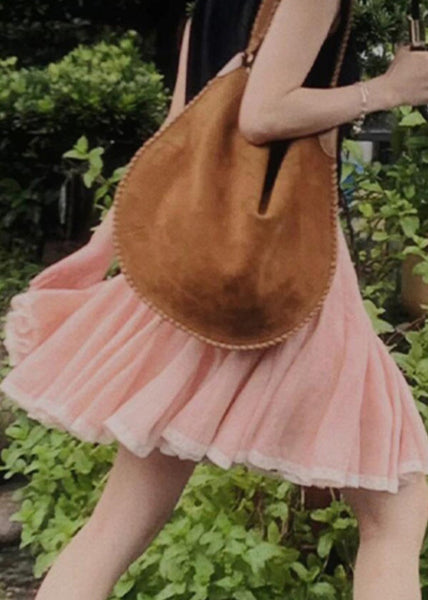 Summer Skirt Pink Lace Simple A Line Patchwork FashionChic