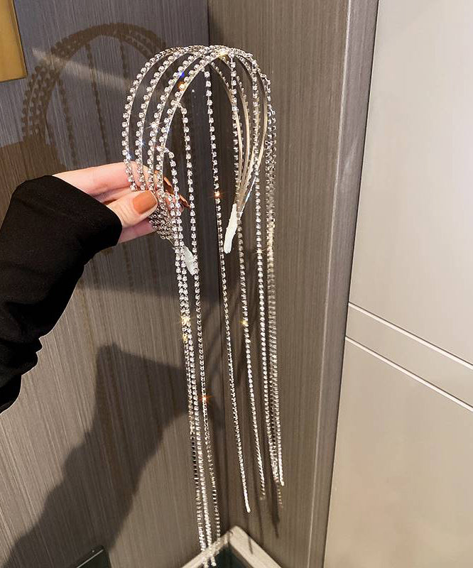 Simple Silk Copper Alloy Zircon Tassel Hairpin GH1014 Ada Fashion