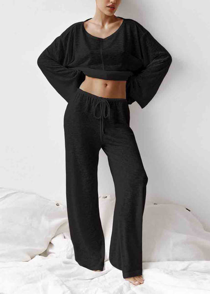 White Pajamas Cotton Set Two Summer Simple Oversized Pieces FashionChic