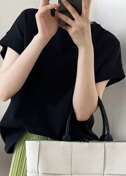 White Tank Summer Oversized Cotton Simple FashionChic