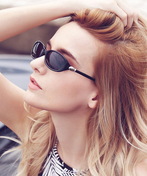 Skinny Red Polarized Small Frame Sunglasses XS1056 Ada Fashion