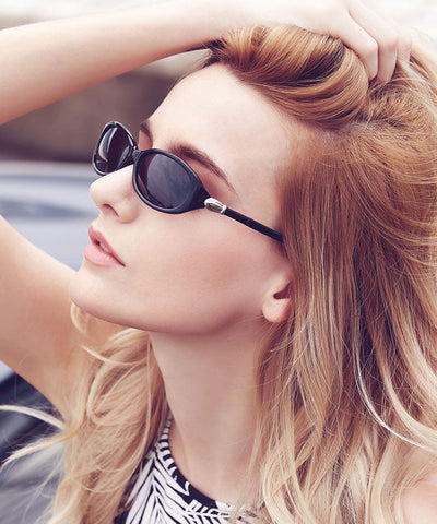 Skinny Red Polarized Small Frame Sunglasses XS1056 Ada Fashion