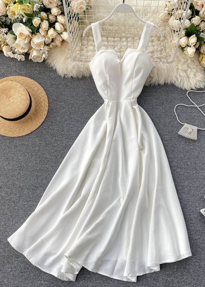 Slim Fit Green Cold Shoulder Solid Cotton Spaghetti Strap Dress Sleeveless TR039 ZS-SDL240730