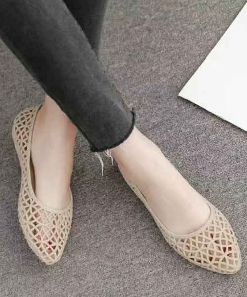 Soft Purple Hollow Out Beach Water Sandals JJ045 Shoe-LX240609