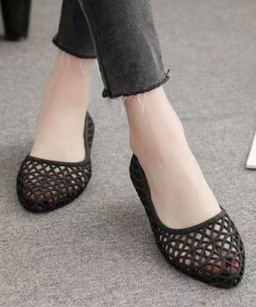 Soft Purple Hollow Out Beach Water Sandals JJ045 Shoe-LX240609