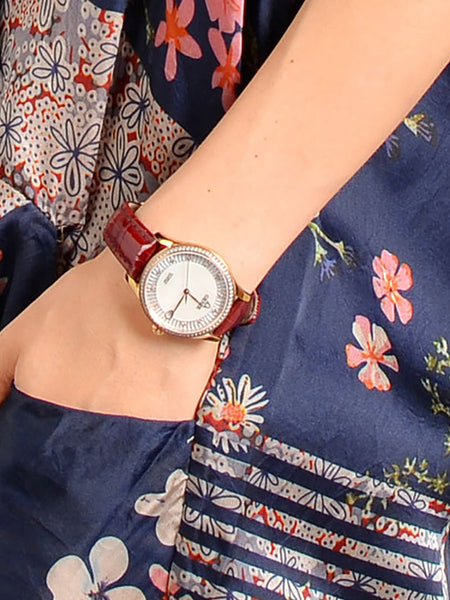 Plus Size Spliced Floral Print Vintage Tencel Women Dress RR1031 Buykud