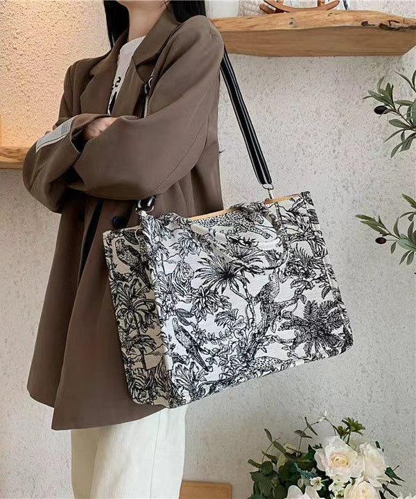Spring New Jacquard Embroidered Large Capacity Handbag HJ1059 Ada Fashion