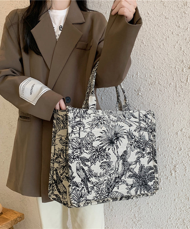 Spring New Jacquard Embroidered Large Capacity Handbag HJ1059 Ada Fashion