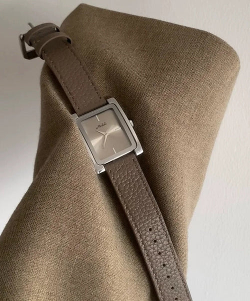 Leather Style Watches Movement Quartz Gold Alloy FashionChic