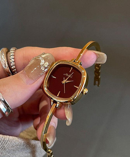 Watches Red Chain Style Quartz Alloy Movement FashionChic