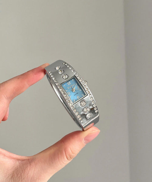 Alloy Glass Organic Silk Style Watches Zircon FashionChic