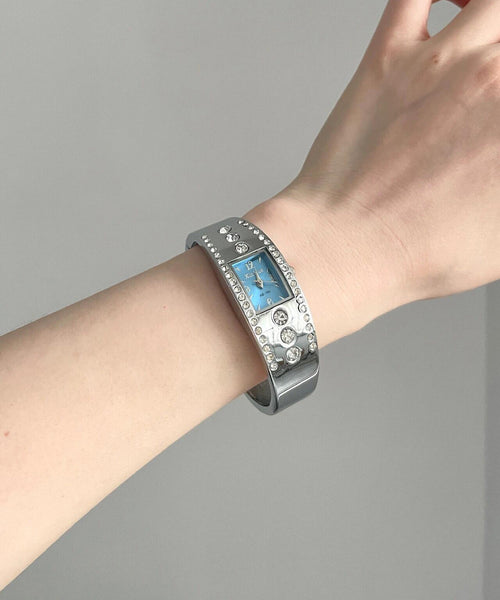 Alloy Glass Organic Silk Style Watches Zircon FashionChic