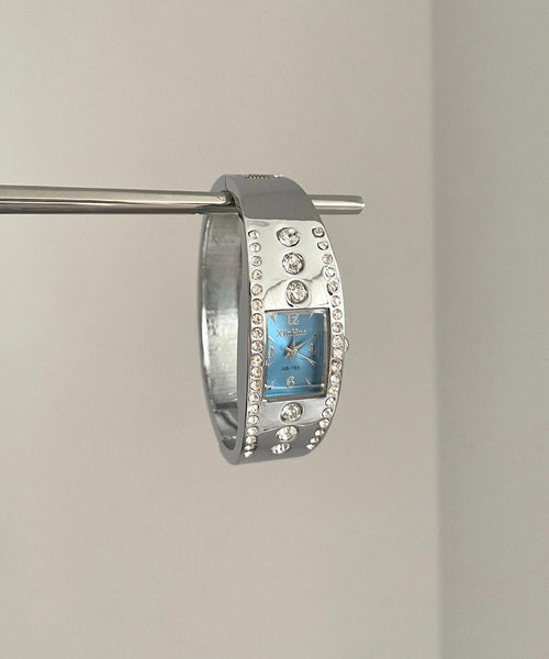 Alloy Glass Organic Silk Style Watches Zircon FashionChic