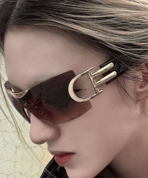 Style Silk Frameless Windproof And Dustproof Eye Protection Sunglasses XS1058 Ada Fashion