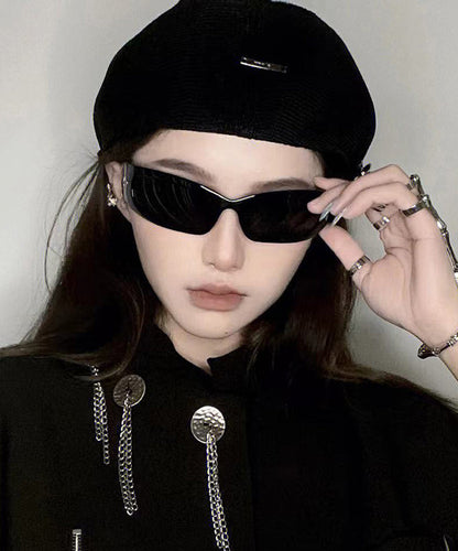 Stylish Black Internet Celebrity Spicy Girl UV Resistant Resin Sunglasses XS1054 Ada Fashion