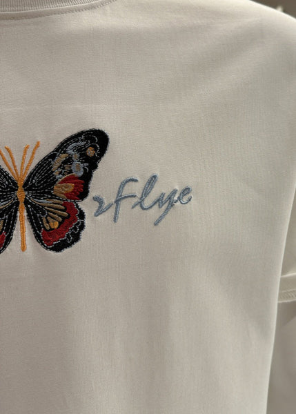 Summer Mens Embroideried Black T O-Neck Stylish Shirt FashionChic