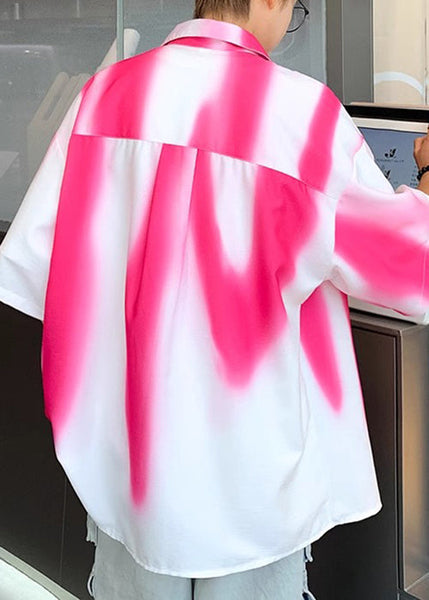 Tie Cotton Green Men Pockets Blackish Dye Shirts Stylish Half FashionChic