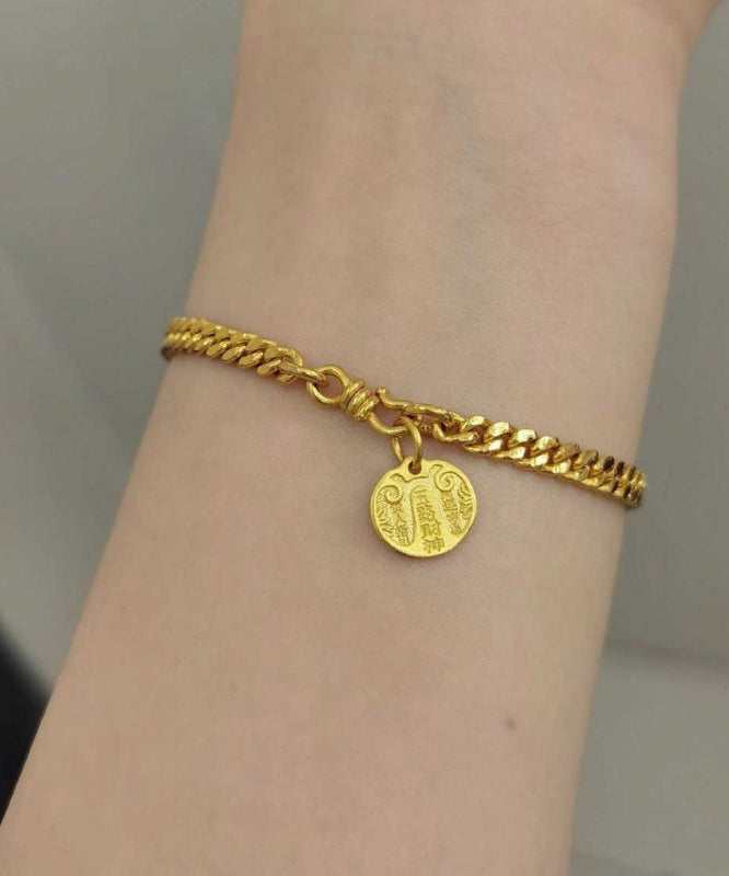 Charm Sterling Stylish Gold Silver Bracelet Overgild FashionChic