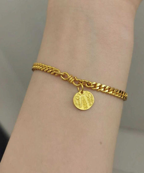 Charm Sterling Stylish Gold Silver Bracelet Overgild FashionChic