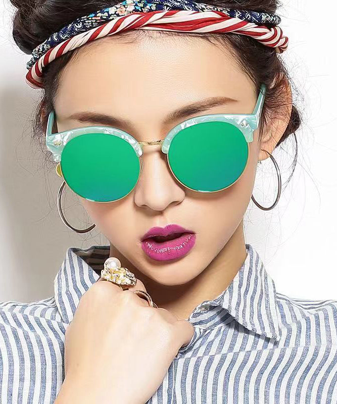 Stylish Green Print Polarized And With A Premium Feel Sunglass XS1036 Ada Fashion