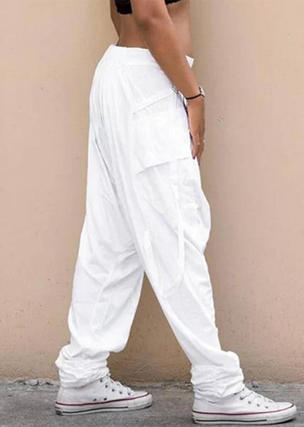 Original Pants Stylish Plaid Cotton Design Harem Navy Summer Mens FashionChic