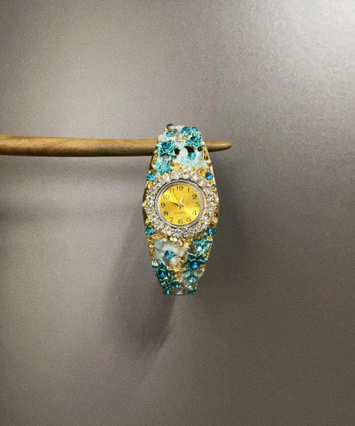 Sapphire Watches Stylish Pink Crystal Allloy Zircon FashionChic