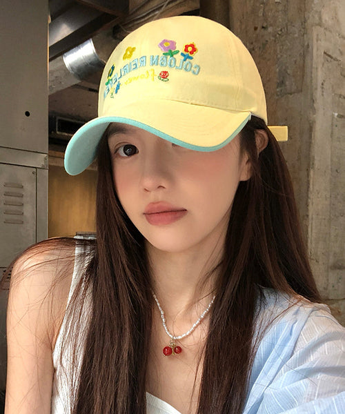 Cap Baseball Hat Embroidered Red Stylish Versatile FashionChic