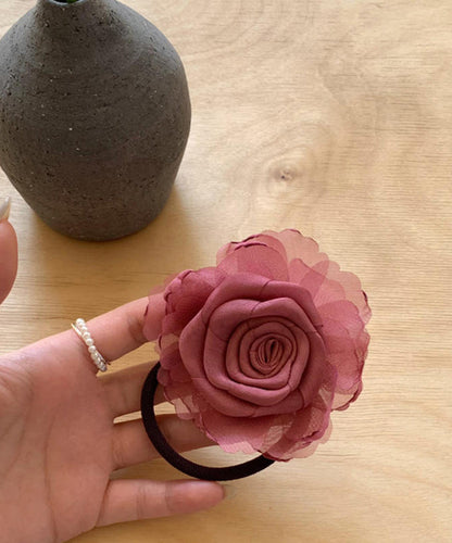 Stylish Red Tulle Rose Hair Band RG009 ABC