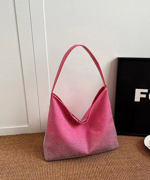 Stylish Versatile Brown Zircon Large Capacity Satchel Bag Handbag GG071 Bag-BGS240606