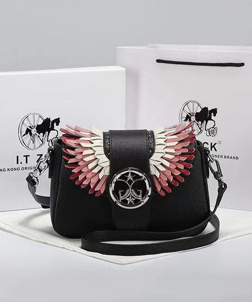 Stylish Versatile White Calf Leather Satchel Bag Handbag GG087 Bag-BGS240606