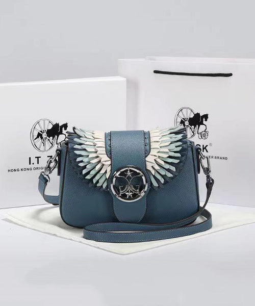 Stylish Versatile White Calf Leather Satchel Bag Handbag GG087 Bag-BGS240606