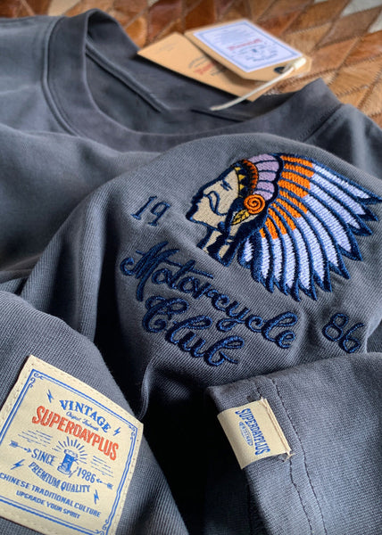 T Men Stylish Embroideried O-Neck Summer Cotton Shirt White FashionChic