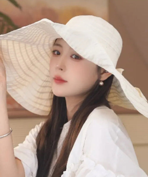 Summer Breathable Sun Beige Large Hat Brim FashionChic