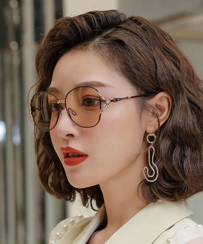 Summer Brown Large Face Color Changing Sunglasses XS1059 Ada Fashion