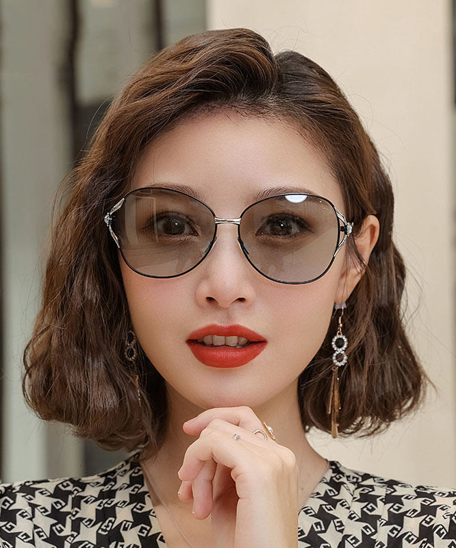 Summer Brown Large Face Color Changing Sunglasses XS1059 Ada Fashion