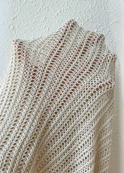 Summer New Beach Hollow Out Off The Shoulder Knitted Cover Up VC024 WM-Beach-LYQ240615